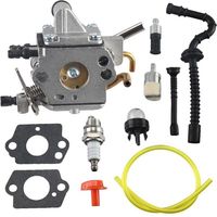 Carburateur pour tronçonneuse Stihl MS192 MS192T MS192TC pour Zama C1Q-S258 Carburateur Tuyau Carburant