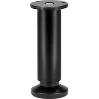 CIME Pied de meuble Cime, noir, diamètre 3.8 cm x hauteur 15 cm