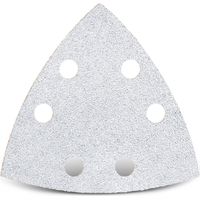 MENZER White Klett-Schleifblätter, 93 mm, 6-Loch, f. Deltaschleifer, Normalkorund (50 Stk.) K120