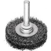 Brosse plate RBU 4009/6 ST 0.20 D. 40 mm 6 mm épaisseur de fil 0.2 mm acier 9 mm