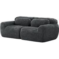 Canapé Cloud Sofa design modulable Plush Gris 204.00 x 104.00 x 73.00 ZIPSOFA