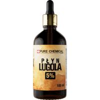 Solución de Lugol al 5% - 100ml - Frasco de vidrio oscuro - Reactivo químico fiable - Análisis preciso