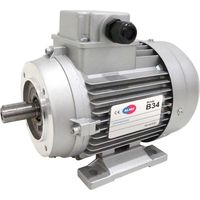 Moteur électrique Triphasé 230/400 V 1,5 Cv Almo Mh1 1,1 Kw 1000 Tr/min Asynchrone Triphasé Bride B34 Protection Ip 55