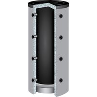 500 Liter TWL Pufferspeicher 90° P-500 ohne Wärmetauscher 120mm Isolierung