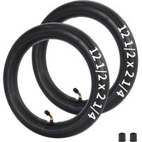 Ensemble de pneus et Chambres à air 12 1/2 x 2 1/4 Remplacement pour la Plupart des vélos électriques, Poussette pour bébé, Mini Dirt Bike, Vélo à Moteur pour Enfants et vélo d'équilibre