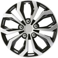 Unitec Radzierblende Daytona 15 Zoll schwarz/silber Radkappen Radblende