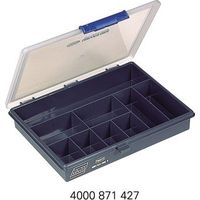 raaco Sortimentskasten B 240 x T 195 x H 43 mm 9 Fächer transparent / dunkelblau - 136150
---
Caja de surtido raaco B 240 x P 195 x A 43 mm 9 compartimentos transparente / azul osc
