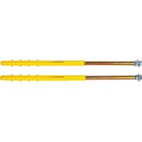 Ing Fixation – Fixation radiateur 240 mm – Cheville pour plaques de plâtre et polystyrène – Lot de 2 – Charge max 100 kg