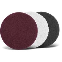 MENZER Fleece Velli abrasivi, 90 mm, p. Levigatrici rotorbitali, Vello di fibra (10 Pz.), fine (ca. G 180)