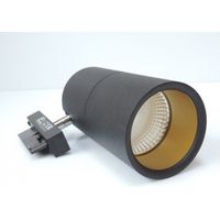 Spot LED Noir Laqué 11W 2700K 850lm 230V IP20 pour Rail monophasé DUOLARE BRUCK 860432SW