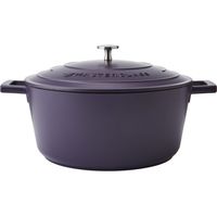 MasterClass Kasserolle de Aluguss, lila, 28 cm, 5 Liter, in de Geschenkbox