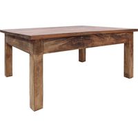 Table basse en acajou massif, 96 x 73 x 45 cm