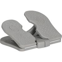 Steppers pour l'exercice, Mini Stepper Pliable Foot Peddle Under Desk Exercise Step Physiothérapie Leg Exerciser Mini Fitness Stepper(gris)