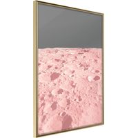 Affiche Murale Encadrée "Pastel Craters" 40 x 60 cm Or