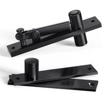360 Degree Rotating Stainless Steel Hinge for Secret Wooden Door Hinges Heavy Duty Invisible Hidden Door Hinge Black