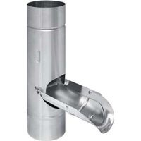 GRÖMO ZINK Regenwasserklappe ø87mm aus TITANZINK mit Griffmulde ohne Sieb, 63531