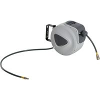 Enrouleur automatique air comprimé 20m 1/4'' BSP mural rotatif 180° gris