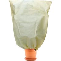Winter Cover for Plants, Winter Protection for Plants, Non-Woven Winter Cover, Frost Protection for Potted Plants and Roses (100 80cm)