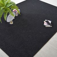 Tapis chambre d'enfant - Pailleté Flash - Noir - 145 x 200 cm