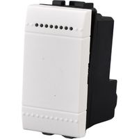 Serie Civile A2ZWORLD MBL Bianco Compatibile Con Bticino Living Light (Pulsante NO)
