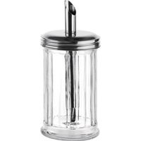 Sucrier Doseur Professionnel en Inox et Verre - Bec de 19 mm - Olympia