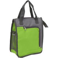 Sac isotherme avec poignée large, sac à lunch réutilisable et isotherme pour le travail, les voyages, la randonnée et la livraison de repas (vert)