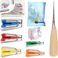 outil de reliure, appareil à biais pour quilting, pied de reliure, kit de couture DIY5