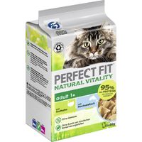 Perfect Fit Natural Vitality 1+ Truthahn & Hochseefisch Katzenfutter 6 x 50g