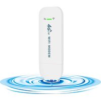 Clé Internet 4G 150 Mbps, 4G LTE USB Dongle WiFi, Wireless Cle Modem 4G avec Emplacement, Adaptateur réseau 4G LTE, Clé USB Appliquer à la Boutique/à la Maison, Connecter 10 Utilisateurs
