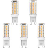 Pack von 5 LED-Glühbirnen G9 – 3W – 230V – 320 lm – Kaltweiß 6000K – Effiziente und langlebige LED-Glühbirnen