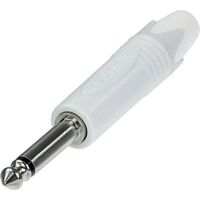Neutrik NP2X-WT Klinken-Steckverbinder 6.35 mm Stecker, gerade Polzahl: 2 Mono Weiß 1 St.