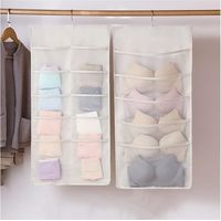 TrAdE Shop Traesio - Borsa Portaoggetti Da Parete Organizzatore Armadio Lavabile Con Gancio Metallo 30 Tasche -