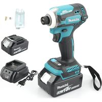 Makita – Visseuse à choc sans fil 18V – Moteur Brushless – Couple 180Nm – Batterie 6.0Ah et chargeur inclus – Éclairage LED