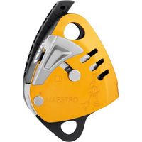Descendeur avec poulie-bloqueur Maestro S PETZL D024AB00 - Jaune - Taille unique