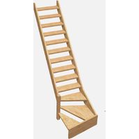 Normandie - Treppe 1/4 gewendelt links
