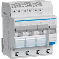 Hager FI-LS 3X 1P+N 6KA C-13A 30MA A (ADZ363D)