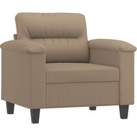 Fauteuil Cappuccino 60 cm Similicuir vidaXL