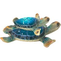 Figurine de tortue en résine pour jardin ou intérieur, art animalier, objet de collection, décoration d'intérieur