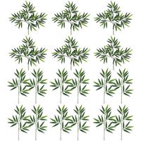 20 feuilles de bambou artificielles