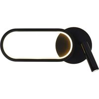 Ovale schwarze Wandleuchte MONET LED 13W CA22-35691 Candellux