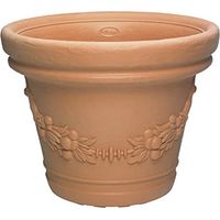 Vase GDM Eilos en résine Martino Ø51xH39 cm Coral
