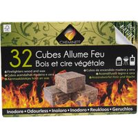 Anzündwürfel aus 100% natürlichem Holz 32 Stück