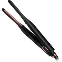 Mini Short Hair Straightener, 2 in 1 Hair Straightener & Curler, Portable Mini Hair Straightener, Mini Travel Hair Straightener for Short Hair, Bangs and Men's Beard