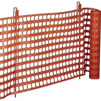 Clôture de protection thermoplastique 50m x 1m – Couleur orange trafic – Poids 6kg – Résistante aux intempéries – Wemas