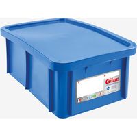 Bac 35 L Gilactiv® + couvercle - bleu - Gilac