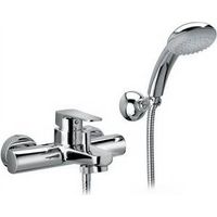 MITIGEUR MONOCOMPOSANT POUR BAIGNOIRE AVEC SUPPORT ARTICULÉ LIGNE SLY Dimensions : Chrome