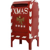 Cassetta Delle Lettere Natalizia Vintage - 67x33cm