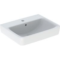 Geberit Renova Plan, lavabo, 55x44 cm, 1 trou pour robinet, avec