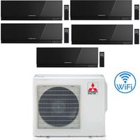 Mitsubishi Electric – Climatiseur split inverter Mitsubishi Kirigamine Zen Wifi 5 x 9000 BTU – Classe A++ – Contrôle Wi-Fi MELCloud – Filtration avancée