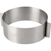 Dr. Oetker Varino Anello per Torta 16-30 cm, Acciaio Inossidabile, Argento, 16 cm